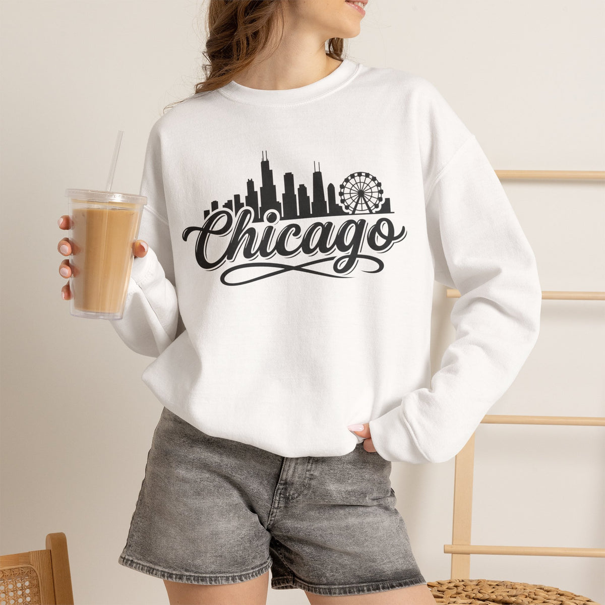 Chicago Skyline Sweatshirt – Chicago City Graphic Pullover