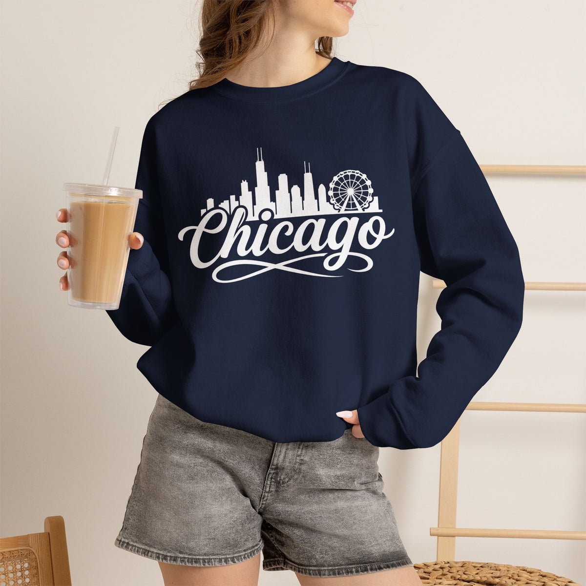 Chicago Skyline Sweatshirt – Chicago City Graphic Pullover